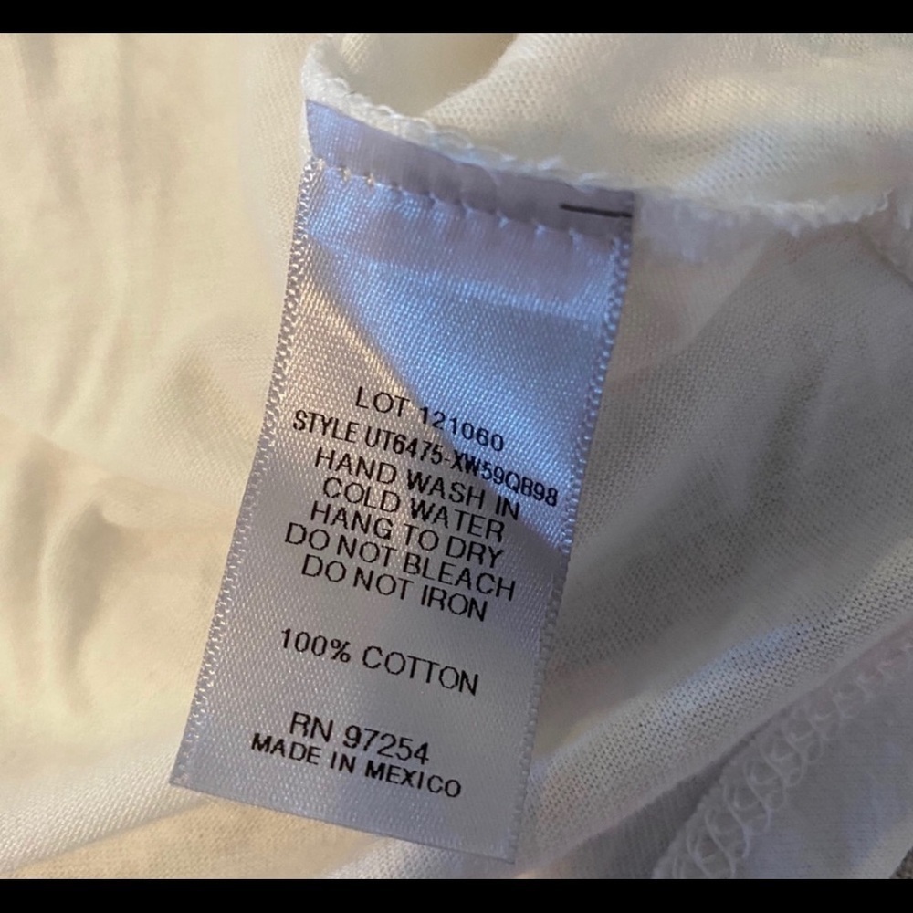 One Clothing “Eat Well...” Muscle Tank White​​​​​​​​​​ - Picture 7 of 7